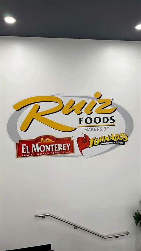 Ruiz Foods wall decal for interior branding | Front Signs