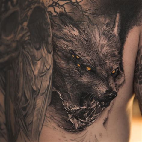 Fenrir Tattoo Shoulder Shoulder tattoos is one of the fashionable tattoo designs and are welcome ...