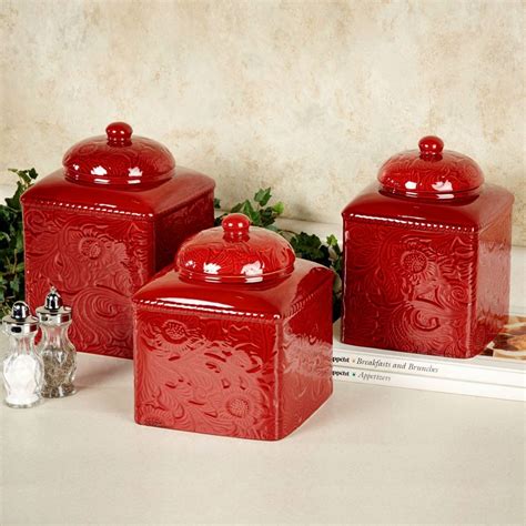 Red Canisters For Kitchen - http://jackriot.com/red-canisters-for-kitchen/ : #Decorations Red ...