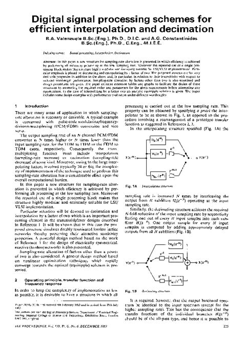 (PDF) Digital signal processing schemes for efficient interpolation and ...