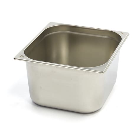 Stainless Steel Gastronorm Container 2/3GN | 200mm | 325x354mm - Maxima ...