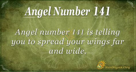 Angel Number 141 Meaning: Your Dreams are Valid - SunSigns.Org