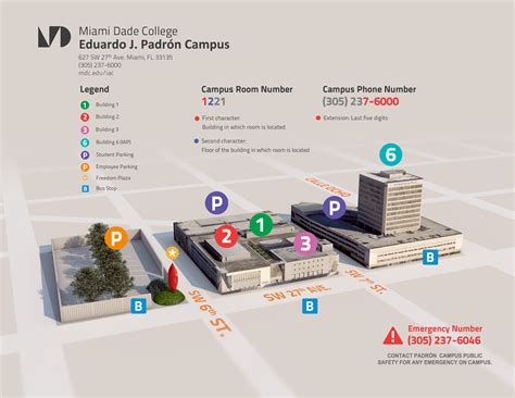 Miami Dade College Wolfson Campus Map | Map Of The World