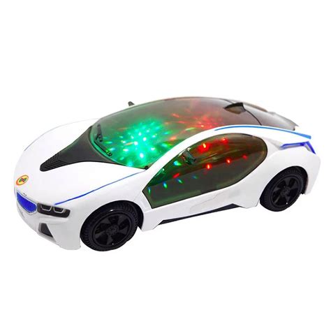 Mini Diecast Toys Super Cool Universal LED Light Music Electric ...