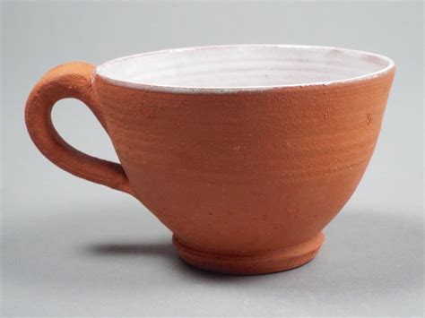 Unglazed Earthenware Clay Cup - Barbara Hager Ceramics