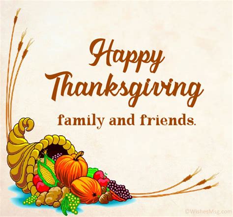 Thanksgiving Wishes for Family - WishesMsg