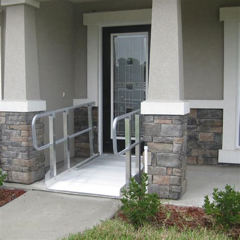 PVI Modular XP 36" Wide Wheelchair Ramp with Handrails