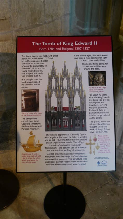 Tomb of King Edward II - Britain All Over Travel Guide