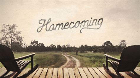 Homecoming – Church Sermon Series Ideas