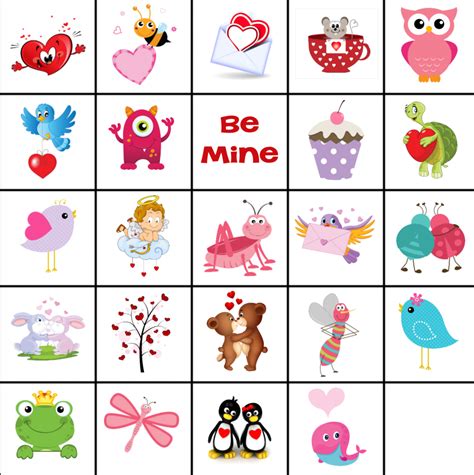 Free Printable Valentine Memory Game