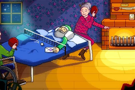 Stardew Valley modders have some funny ideas for the grandpa’s bed ...