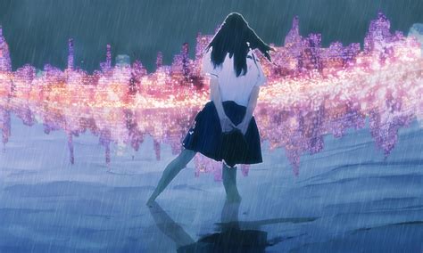 ArtStation - Anime Night Rain | Cityscape