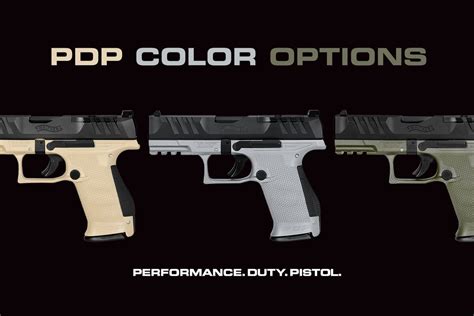 PDP COLOR OPTIONS | Carl Walther Sport Weapons