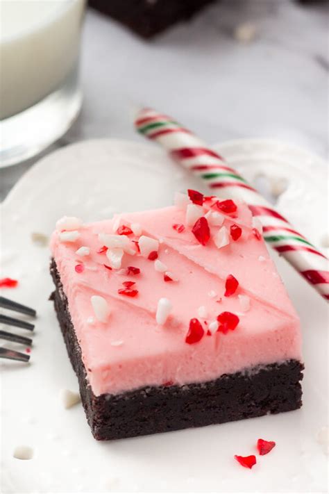 Candy Cane Brownies - Perfect Christmas Brownies - Just so Tasty