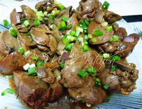 Mely's kitchen: Chicken Liver Adobo