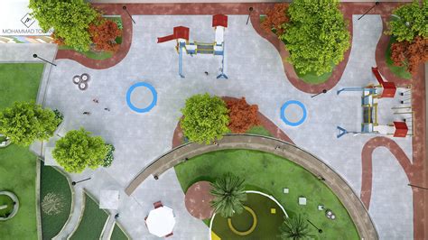 park and children playground design on Behance