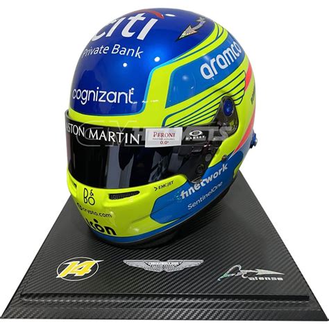 FERNANDO ALONSO 2023 F1 REPLICA HELMET FULL SIZE | CM Helmets