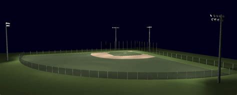 200' Softball Field Lighting Kit