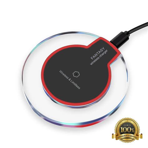 Wireless Charger for iPhone 7 Plus, Qi Wireless Charging Pad Wireless Charging for iPhone 7/6/6S ...