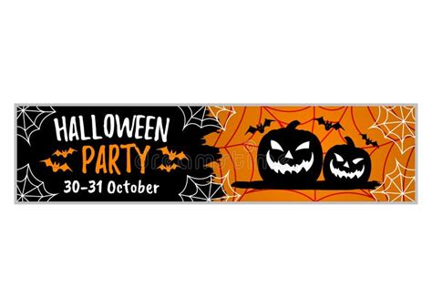 Happy Halloween Party 30-31 of October. Concept Label, Banner, Art, Icon Stock Vector ...