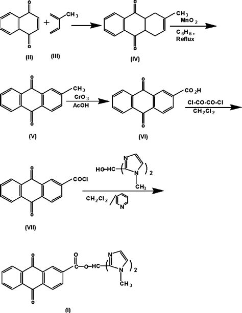 Synthesis of 2-bis-(1-methylimidazol-2-yl)methoxycarbonyl-9,10 ...