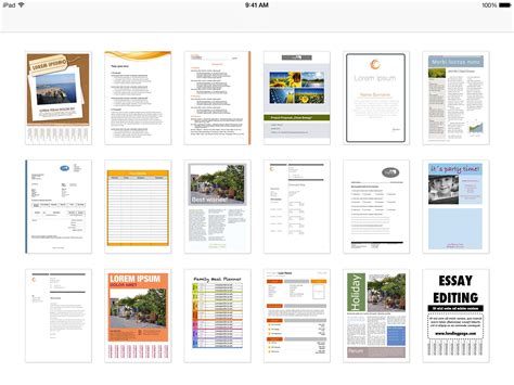 Modern microsoft word templates - ysqosa