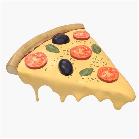 Pizza slice with dripping melted cheese 3D Model $19 - .max .fbx .obj - Free3D