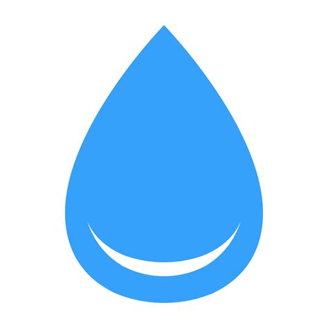 blue water drop for symbol design 11029459 PNG