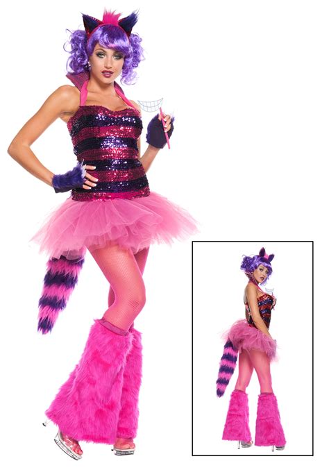 Exclusive Sexy Sequin Cheshire Cat Costume - Halloween Costume Ideas 2023