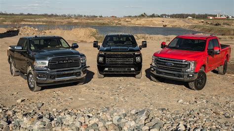 2021 Ford F-250 vs. Ram 2500 HD, Chevrolet Silverado 2500 HD: Gentler ...