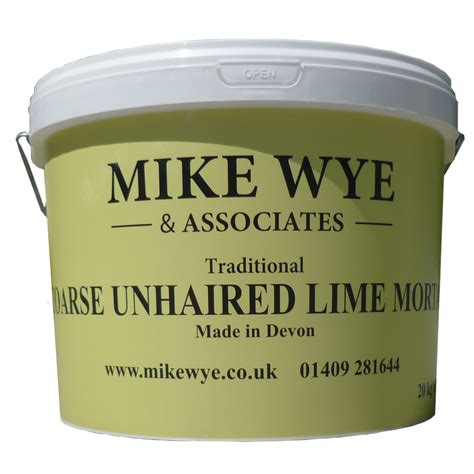 Lime Mortar | Lime Render | Lime Pointing | Unhaired Lime Putty Mortar