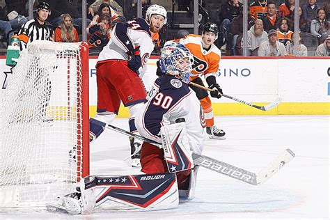 Merzlikins, Blue Jackets Defeat Flyers