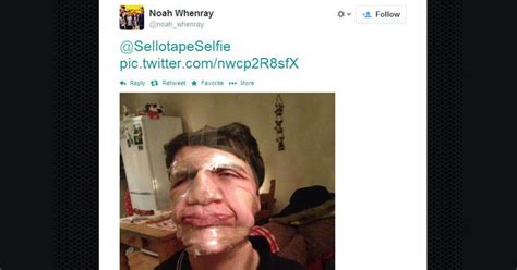 Prepare to be terrified by Sellotape selfies