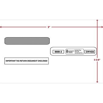 Tax Form Envelopes | Staples