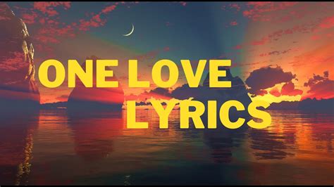 ONE LOVE LYRICS BY SHUBH - YouTube