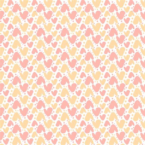 Premium Vector | Hand drawn shapes with polka dot seamless pattern design