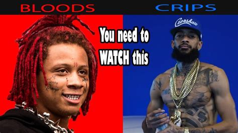 BLOOD RAPPERS VS CRIP RAPPERS (New school and old school) - YouTube