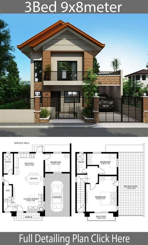 Two Storey Floorplan | The Odyssey By National Homes | Modern House Floor Plans, Beautifu ...