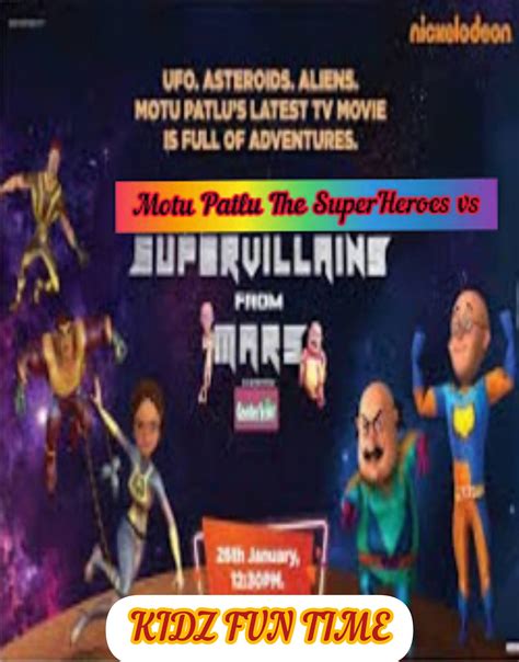 Motu Patlu The Superheroes Vs Supervillains From Mars Full Movie In Hindi Free Download - KIDZ ...