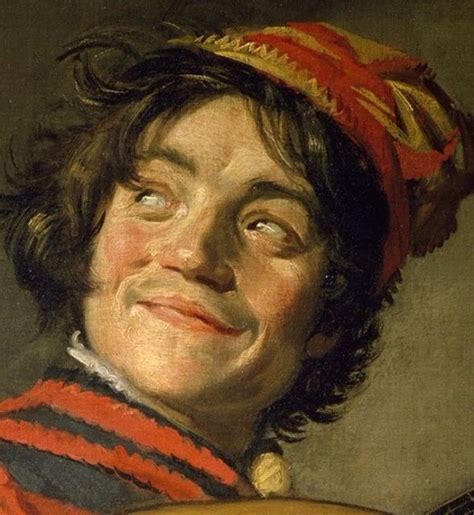 Frans Hals, Jester With a Lute, 1620-1625, (close up) Portrait Painting ...