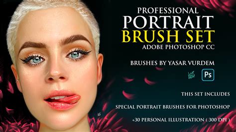 ArtStation - Portrait Brush Set for Photoshop | Brushes