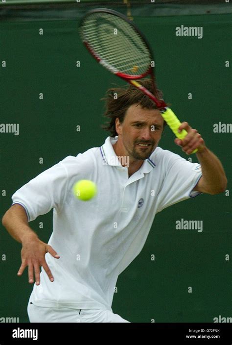 Goran Ivanisevic Wimbledon Tennis Championships High Resolution Stock ...