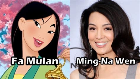 The Cast Of Mulan Cartoon