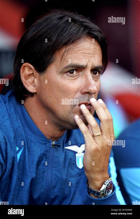 Lazio's head coach Simone Inzaghi Stock Photo - Alamy