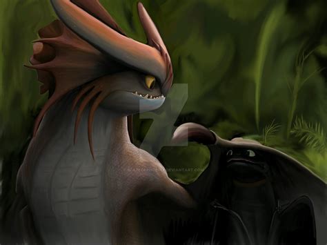 Toothless and Cloudjumper by BlazeOfPhoenix on DeviantArt