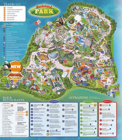 Gardaland Park Map