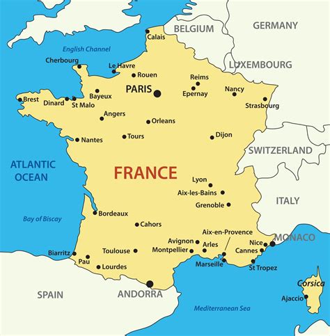 Show Map Of France