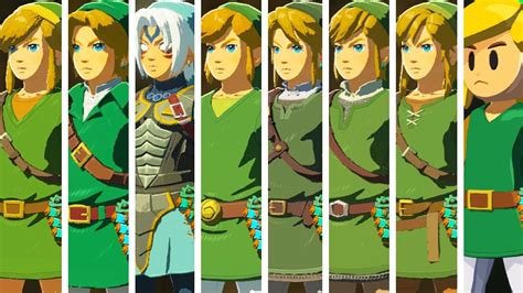 How to Get All Classic Link Outfits - Zelda Tears of the Kingdom - YouTube