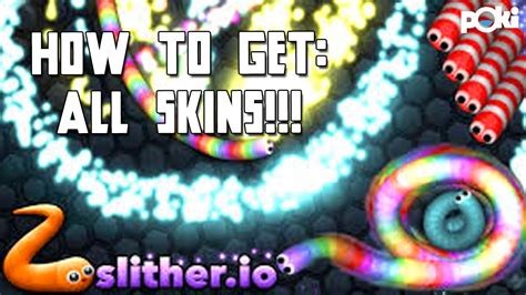 How to Get All Skins! Slither.io Gameplay Tutorial - YouTube