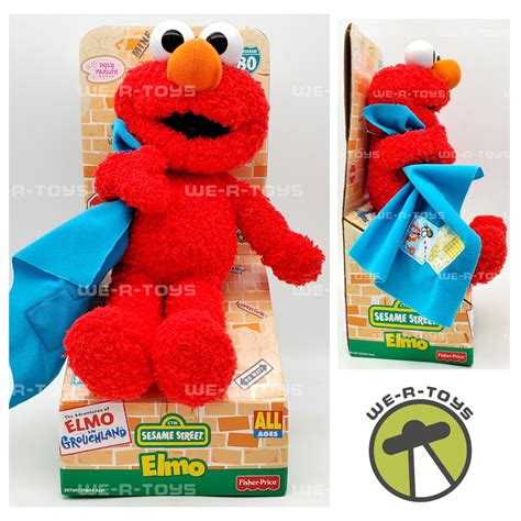 The Adventures of Elmo in Grouchland Elmo Plush with Blanket Fisher-Price NRFB - We-R-Toys